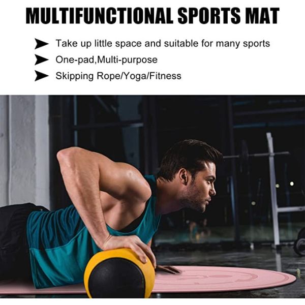 Silent Noise TPE Floor Skipping Mat For Household Indoor Yoga And Jumping