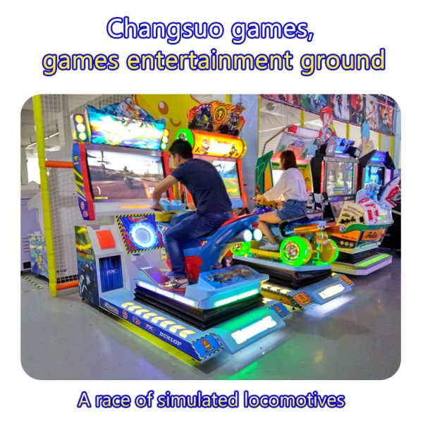 Adult Motorcycle Simulator Racing Car Arcade Machine for Amusement Park