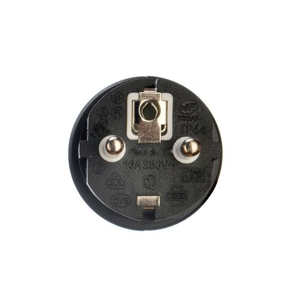 Outdoor VDE Standard Schuko Plug with 2 Pole Waterproof Socket 220V/16A IP44 Waterproof Plug Socket Cover Length 5M Network SDK