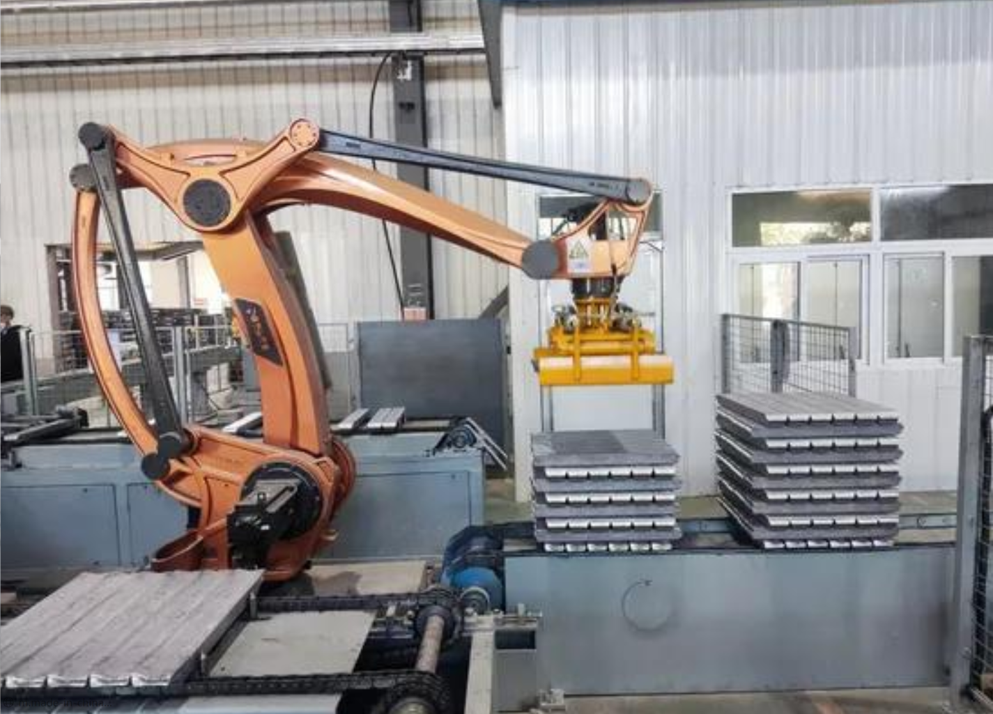 Automatic Palletizing Machine for Metallurgical Ingot Production Line