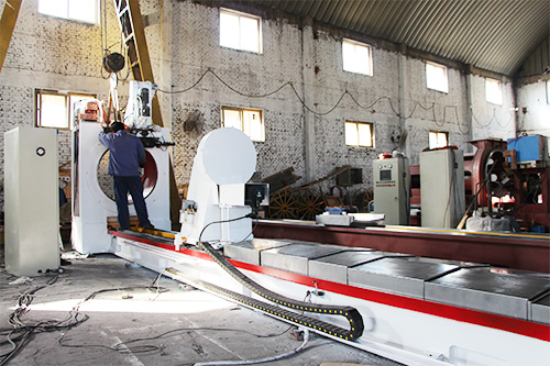 AC 200kW Steel Cylinder Screen Welding Machine 3 Units Servo Motor Drive