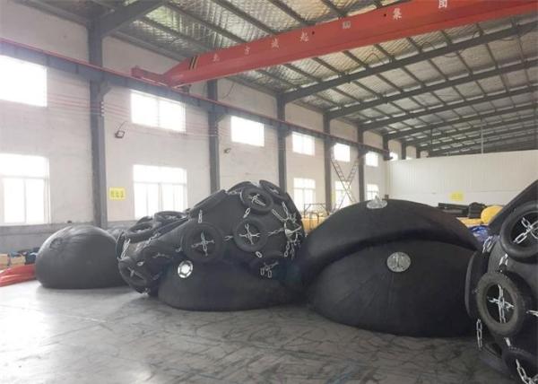 Natural Material Marine Rubber Fender Double Layers CCS Certification