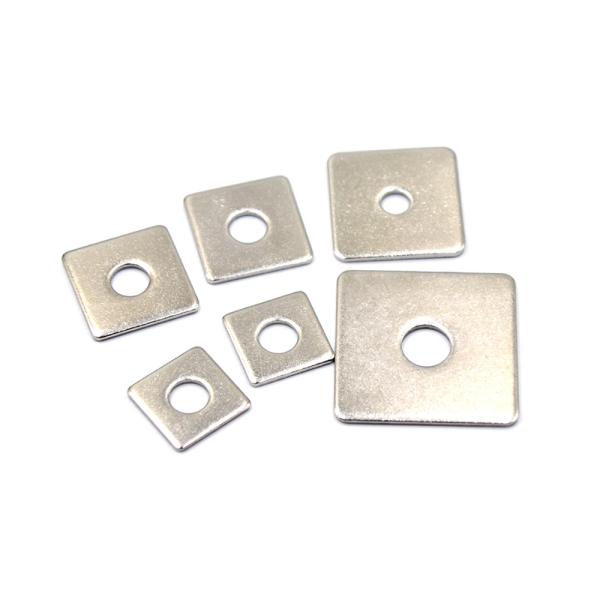 Galvanized Bulk Stainless Steel Washers Square Spacer Low Carbon Steel Alloy