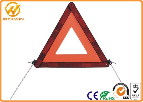 Portable ABS PMMA Safety Warning Highway Code Warning Triangle Reflective