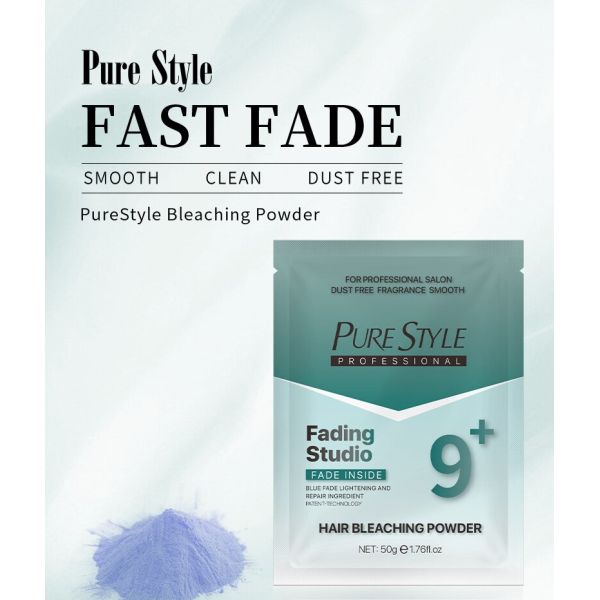 Poudre décolorante pour cheveux professionnelle de salon en vrac 50G qualité cosmétique