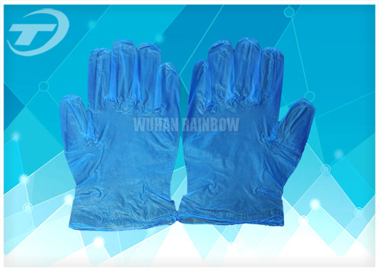 КЭ Сертифяктед экзамена устранимого порошка перчаток экзамена винила белого голубого светлого свободный