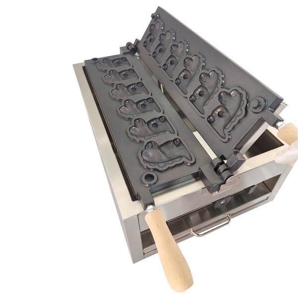 Máquina de lanches elétrica de forma de desenho animado com temperatura entre 0 e 300 °C