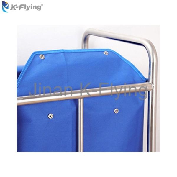 Stainless Steel Hospital Equipment  Nursing Dirt Medical Trolley Cart