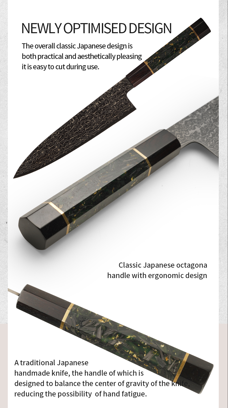 N690 Powder Steel Gyuto Knife Hand‑Forged Japanese Chef’s Knife for Modern Kitchen