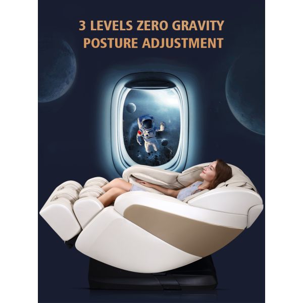 3d Zero Gravity Massage Chair PU ROHS Electric Full Body Shiatsu Massage Chair Dolby