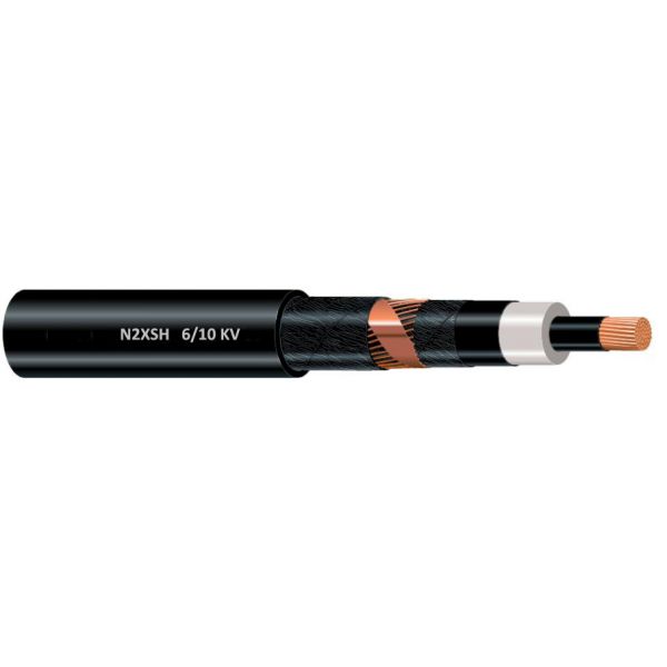 N2XSH Watertight LSZH Cable XLPE Insulated Longitudinal Flame Retardant