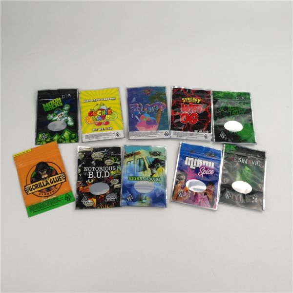 Конопли цветут Gravure 200 Mic печатая сумку 3.5g 7g Mylar упаковывая