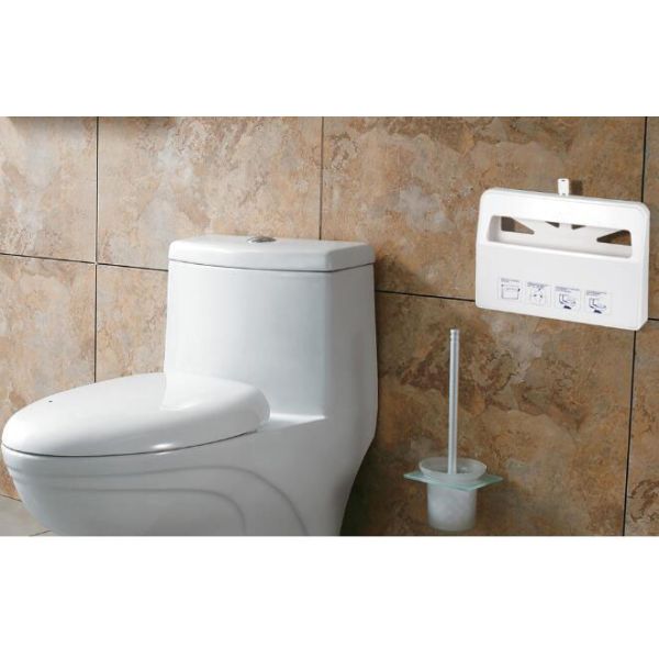 Wall Mounted Health Gards Toilet Seat Cover Dispenser White For Hand Cleaning