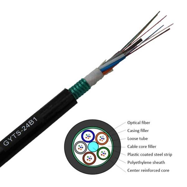 Outdoor use Finolex Fiber Optical Cable Single Mode Overhead 12 Core