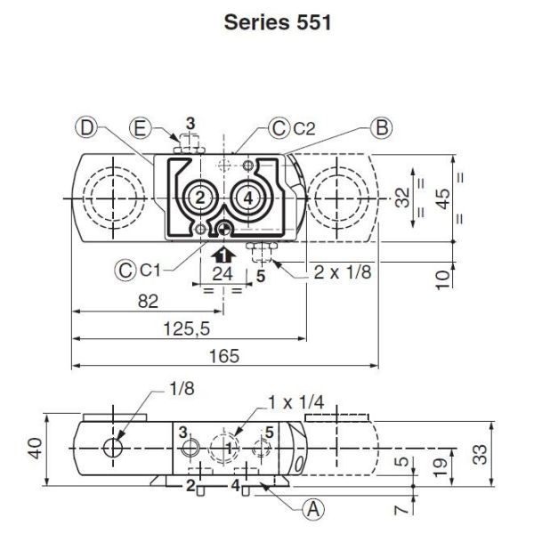 High Performance Pneumatic Diaphragm Valves 551 Series EFG551 EF8551