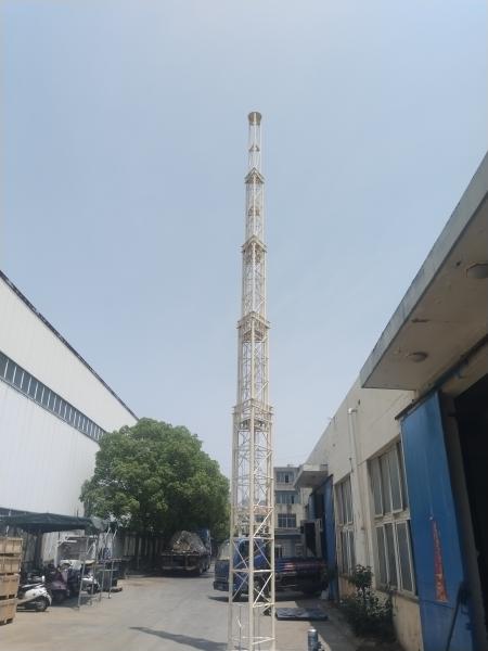 Telescopic Unguyed Tower Steel Tower Telecopic 40m