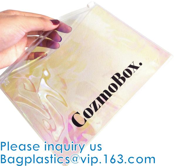 Cosmetic Makeup Bags, Toiletry Pouch, Travel Pack, Holographic Organizer, Toiletries Kit Zippered Pouch