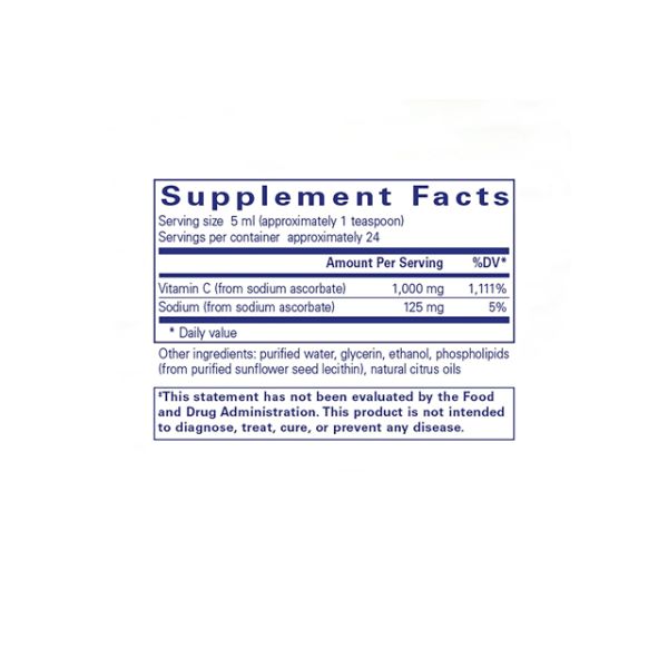 Health Glow Liposomal Vitamin C Liquid – Potent Immunity Elixir with Enhanced Absorption (1000mg, 120ml/4 fl oz)