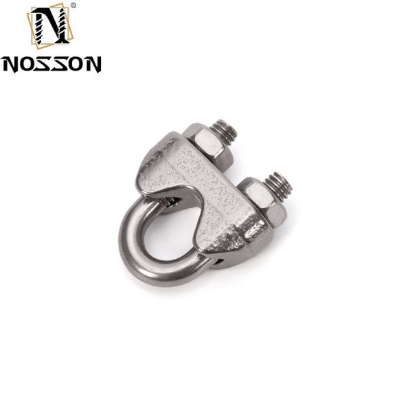 Stainless Steel Wire Rope Clip Clamp in Metric Measurement for 4.6mm 7.9mm 10mm and 12mm Applications