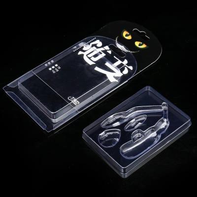Customized Disposable Blister Packaging Blister Slide Card Packaging Three Fold Blister Card Packaging