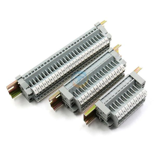 UK2.5B Screw Terminal Blocks Kit UK2.5N Modular DIN Rail Mounted Strips 32A 690V