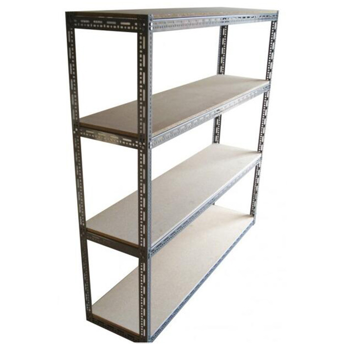 Metal Steel Shelf Easy Assembly Bolt Stacking Shelves Loading Capacity 50-200kg/Level