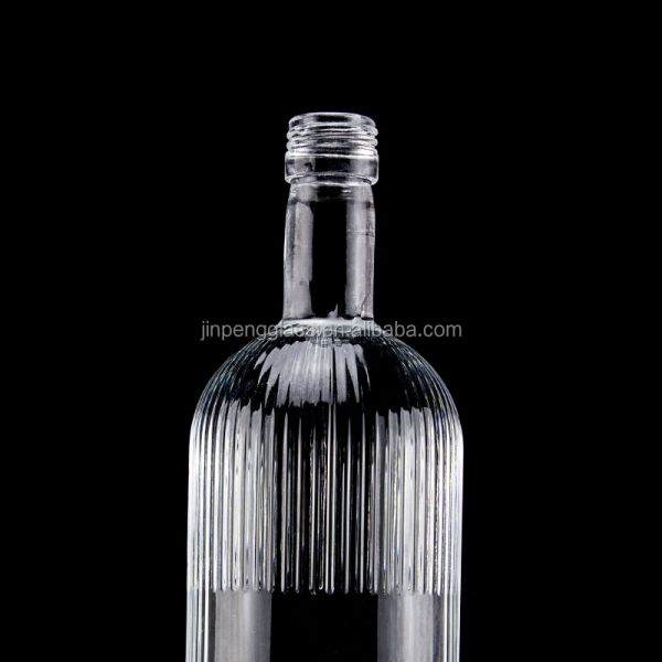 500ml 700ml SCREW CAP Super Flint Glass Empty Whiskey Bottle for Design Classic Round