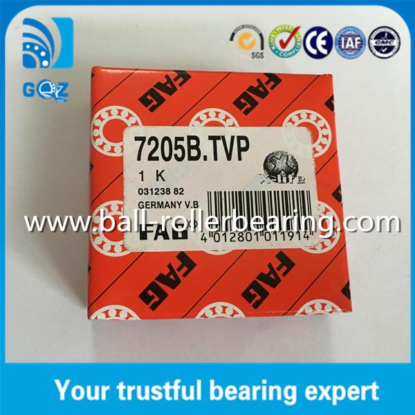 Nylon Cage OD 52mm Angular Contact Ball Bearing 7205B.TVP 40 Degree Contact Angle