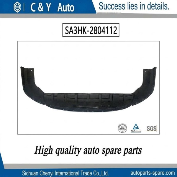Reinforced Scratch Resistant PP Rear Lower Bumper Assembly SA3HK-2804112 Crash Repair Spare Parts
