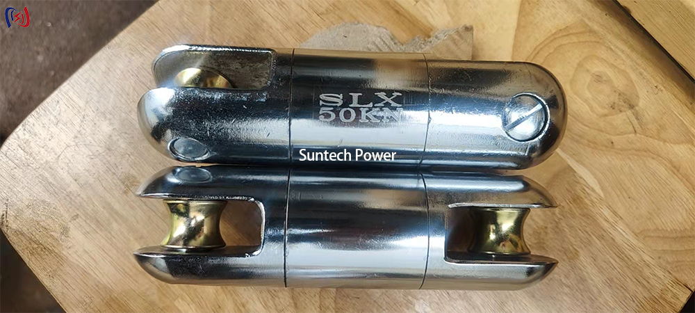 SLX Swivel Joint with 360 Degree Rotation and Forged Steel Housing for 5KN to 250KN Overhead Line Pulling