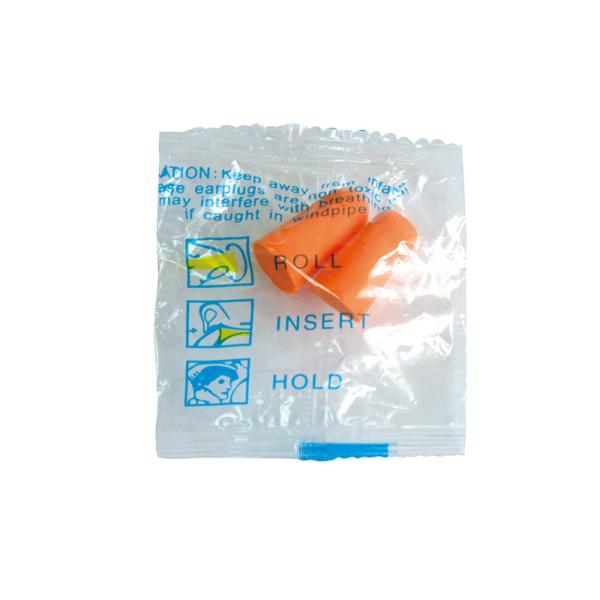 Confortáveis tampões de silicone de 28dB SNR em cor laranja impressionante para redução de ruído