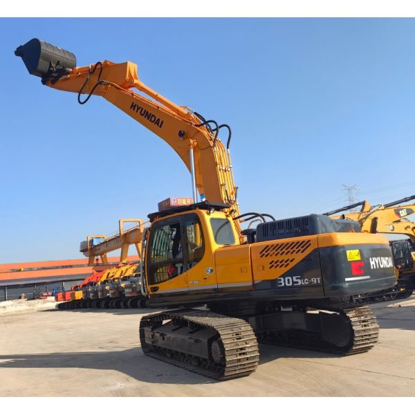 Année 2023 Hyundai 305 Hydraulique Croqueuse 30 Tonnes Excavateur Machines de construction d'occasion