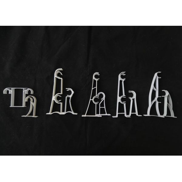 Декоративные кронштейны поляка занавеса двойника 0.3mm алюминиевого сплава