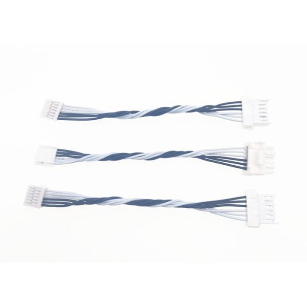 6 Pin Custom Wire Harness Molex Clik Mate 2mm Pitch To 6pin Jst Gh 1.25mm Pitch Twisted