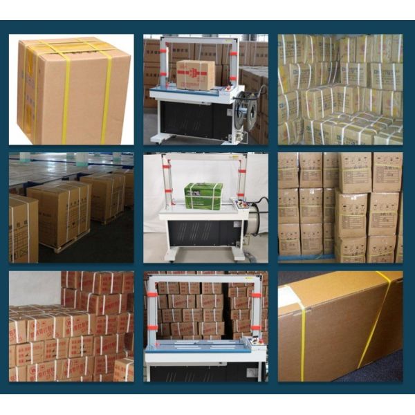 Chemical Packaging Type Cartons Strapping Machine for Automatic PP PET Belt and Pack