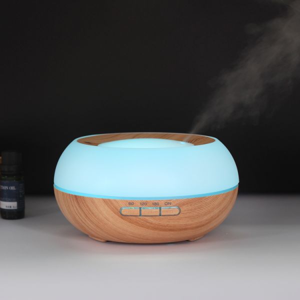 Smart Home Appliances Private Label 300ml Wooden Luxury Air Purifier Diffuser Ultrasonic Essential Oil Diffuser for Home Hotel