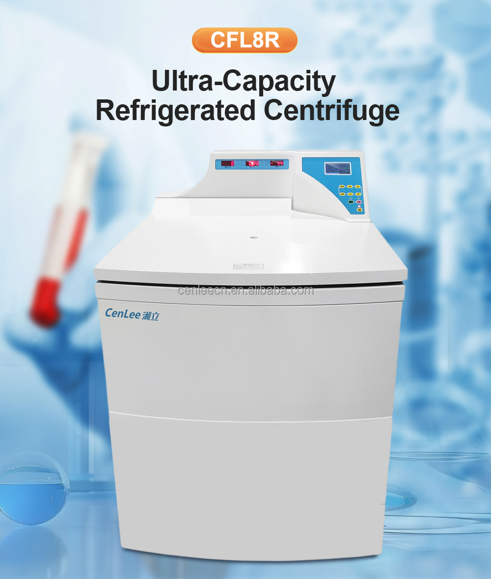 Factory Blood Bank Floor Standing Refrigerated Centrifuge for 450ml Blood Bag Large Capacity Cooling Centrifuge with Swing Rotor