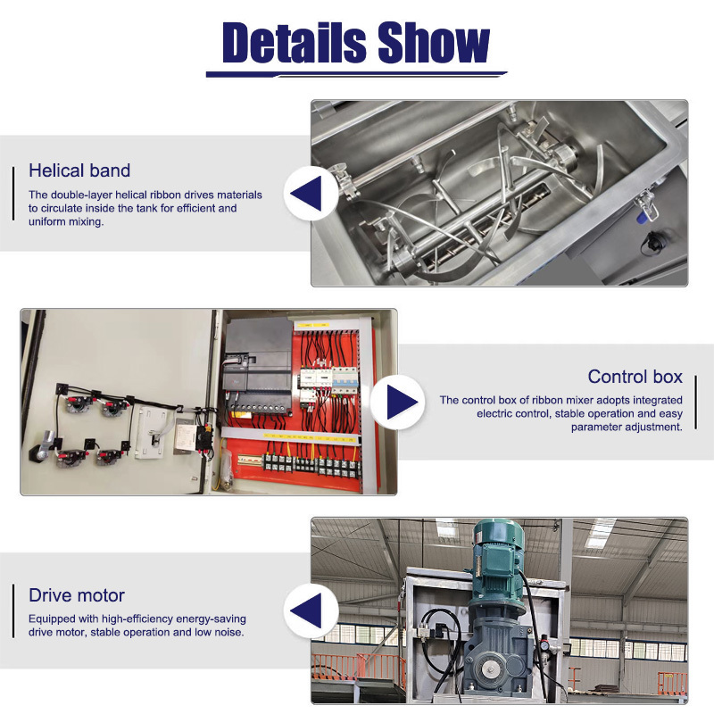High-Performance Ribbon Blender Machine for Rapid and Uniform Mixing in Chemical and Industries