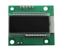Customized 7 Segment LCD Display HTN Blue Background White Backlight SMT_HT1621