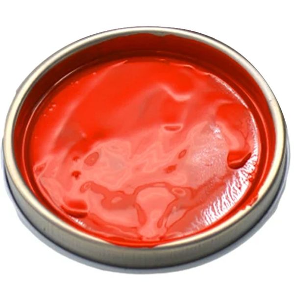 M208 Peinture de voiture rouge orange 2K Peinture automatique pour métal Résistance aux intempéries