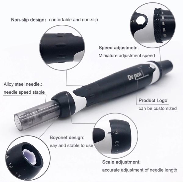 Derma Rolling System A7 Needle Cartridge for Wrinkle Removal in Different Needle Sizes
