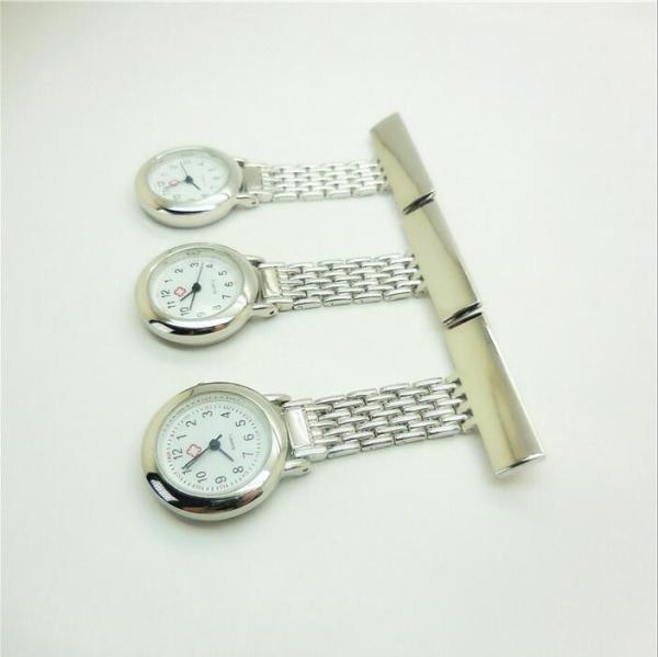 High Quality Metal Silver Nurse Fob Wrist Watch With Sunray Dial, Chinese Movement SL68,Best Promotion Watch