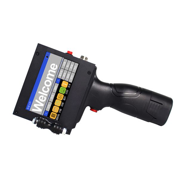 High Speed Handheld Inkjet Printer with Fast Dry Ink Print Speed 50M/MIN 240*120*97mm