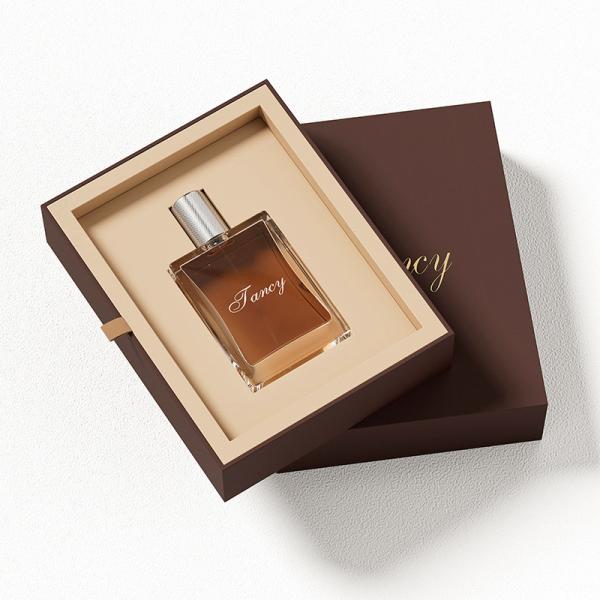 UV Printing Custom Perfume Packaging Brown Corrugated Gift Boxes With Lids