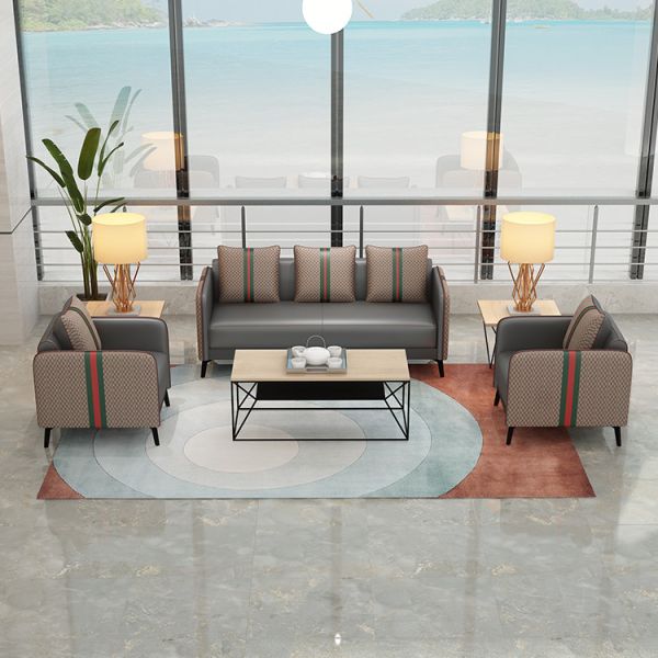 Мебели софы офиса Ekintop материал коммерчески универсальный синтетический кожаный