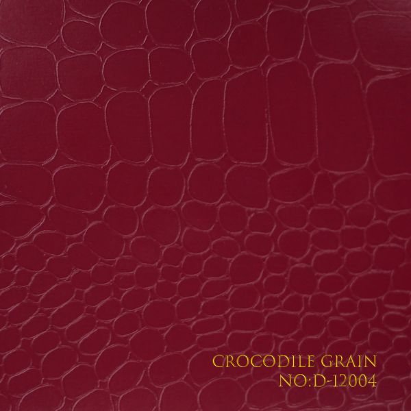 Crocodile patterned PVC wrapping paper, waterproof and scratch resistant
