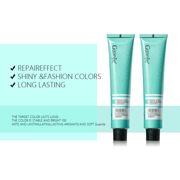 G7 Emerald Green Hair Color Shadow Sample Book Cream for Non-Irritating Hair Dye
