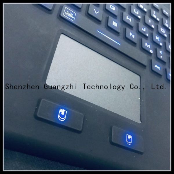 92 ключевая подсвеченная клавиатура силиконовой резины PS2 USB1.1