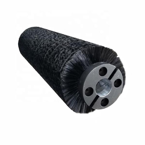 Círculo de aço inoxidável Abrasivo de roda de nylon Roller de escova para limpeza