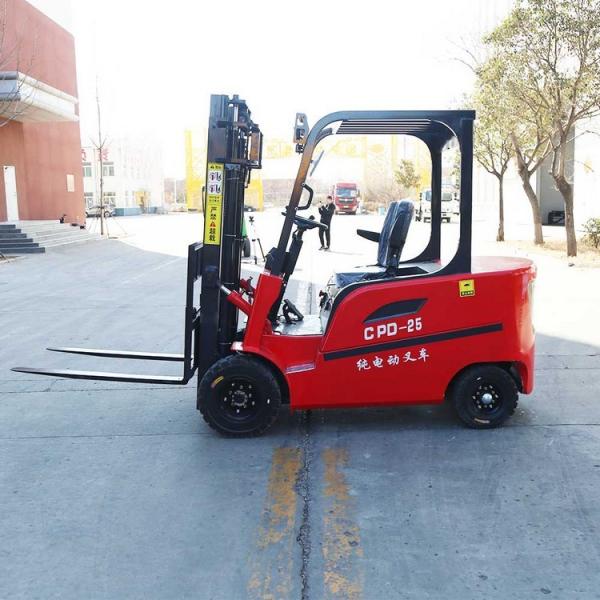 60V  Small Manual Forklift 2.5T Wheel Electric Forklift Self Loading Forklift Truck
